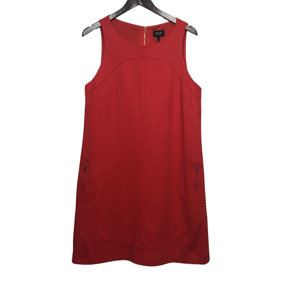 Laundry by Shelli Segal Red Orange Dress Size 10